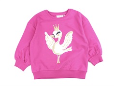 Name It raspberry rose/princess swan sweatbluse